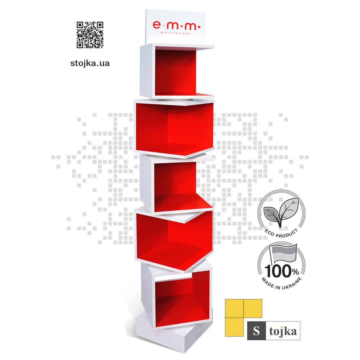 Торгова стійка для взірців матраців