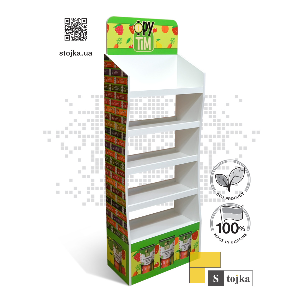 Торгова стійка для кондитерських виробів