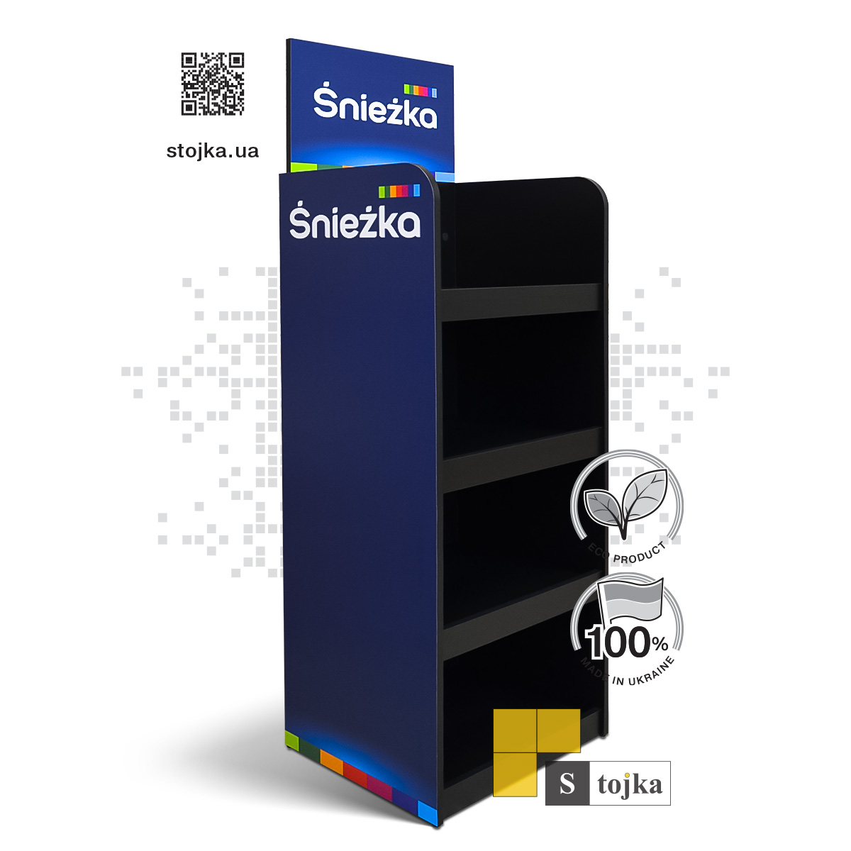 Торговая стойка для краски