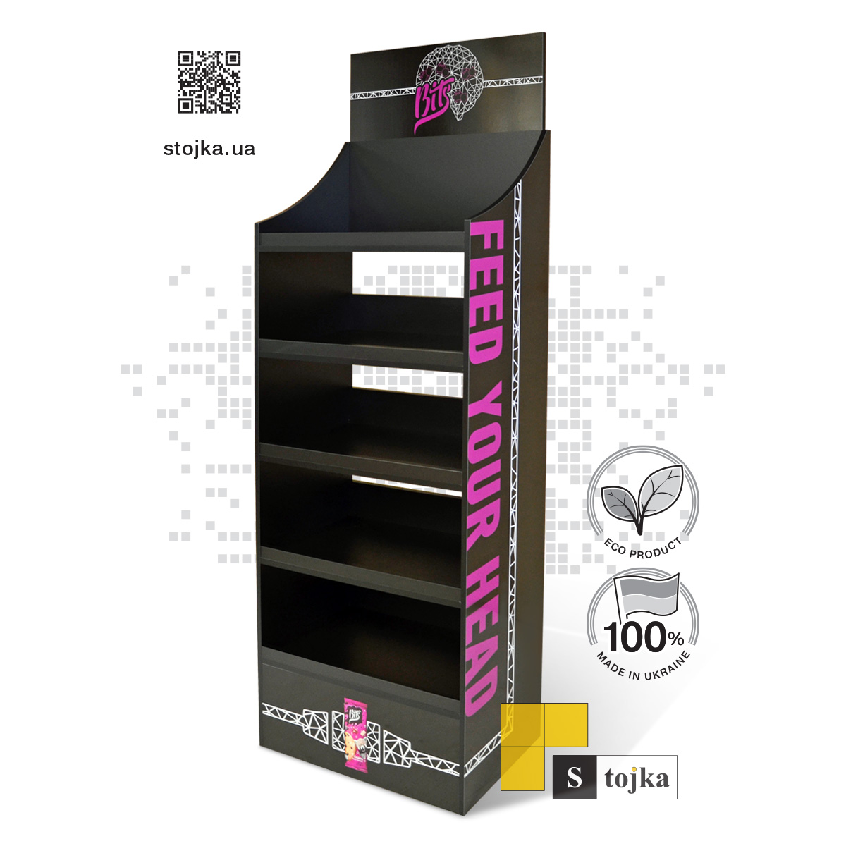 Торговая стойка для снеков